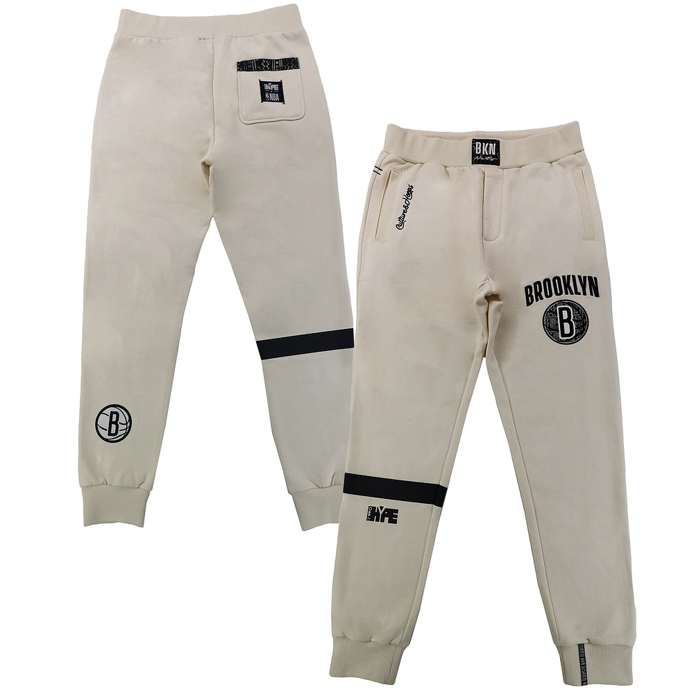 Unisex NBA x Two Hype Brooklyn Nets Culture & Hoops Heavyweight Jogger Pants