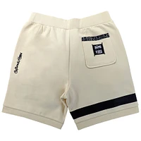 Unisex NBA x Two Hype  Cream Brooklyn Nets Culture & Hoops Premium Classic Fleece Shorts