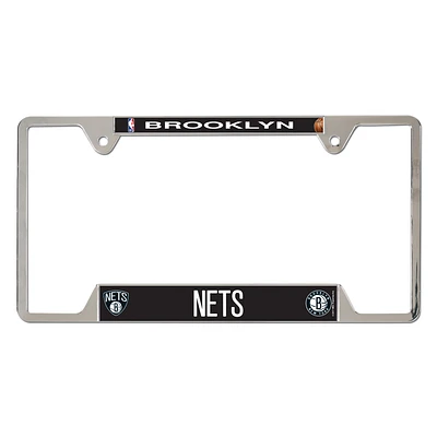 Cadre de plaque d'immatriculation WinCraft Brooklyn Nets