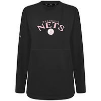 Women's Levelwear Brooklyn Nets Mother's Day Beaudry Arched Pullover Sweatshirt