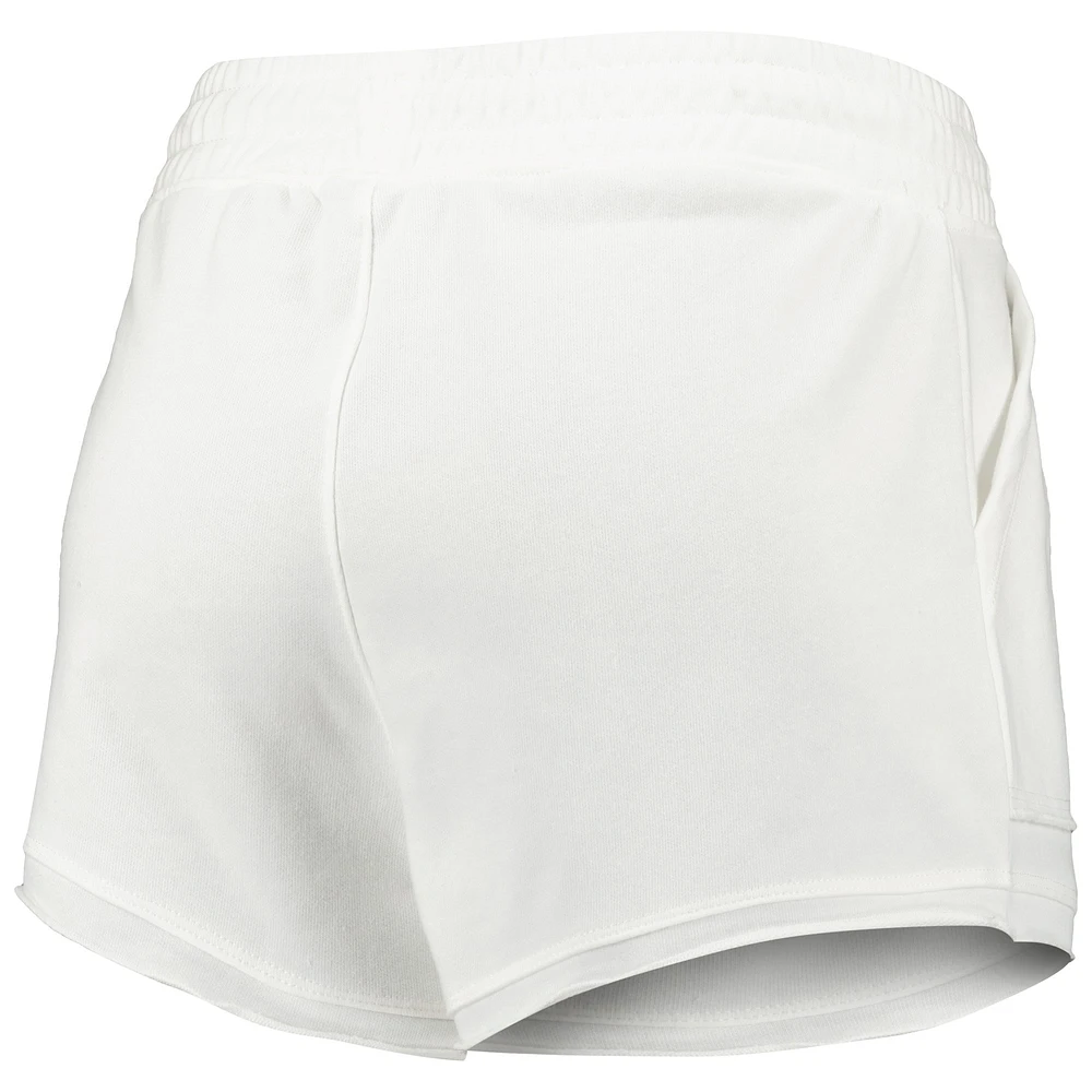 Women's Concepts Sport  White Brooklyn Nets Sunray Shorts