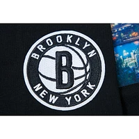 Women's Pro Standard Black Brooklyn Nets Cityscape Crop Boxy T-Shirt