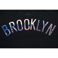 Women's Pro Standard Black Brooklyn Nets Cityscape Crop Boxy T-Shirt