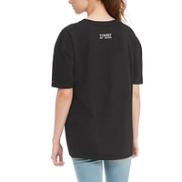 Women's Tommy Jeans Black Brooklyn Nets Ashley V-Neck T-Shirt