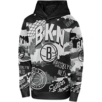Youth Black Brooklyn Nets Over The Limit Pullover Hoodie