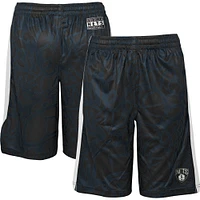 Youth Black Brooklyn Nets Scribble Dribble Baller - Shorts