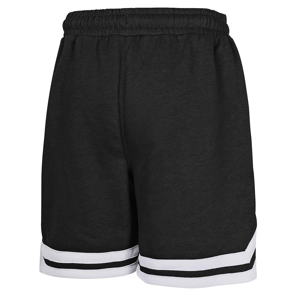 Youth Black Brooklyn Nets Teardrop Fleece Shorts