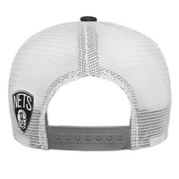 Youth Gray/Black Brooklyn Nets Santa Cruz Tie-Dye - Snapback Hat