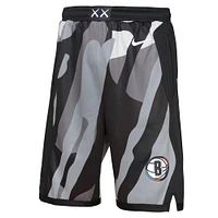 Youth Nike  Black Brooklyn Nets 2024/25 City Edition Swingman Performance Shorts