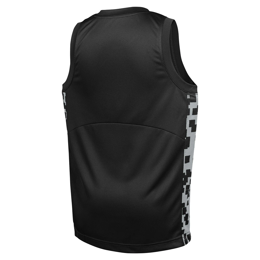 Youth Nike  Black Brooklyn Nets Courtside Starting Five Team Jersey