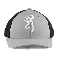 Browning Youth Colstrip Flex Hat - Gray/Black