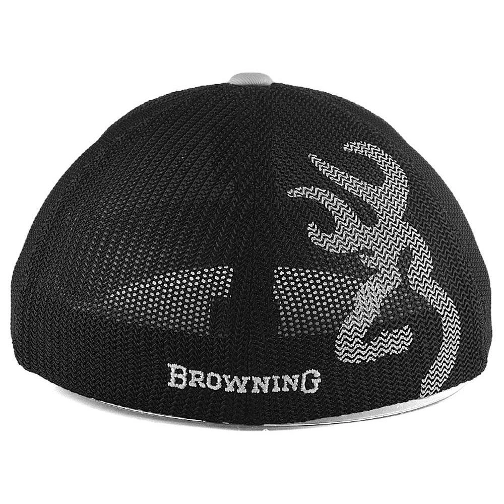 Browning Youth Colstrip Flex Hat - Gray/Black