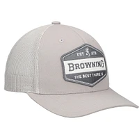 Men's Browning Gray Sideline Trucker Adjustable Hat