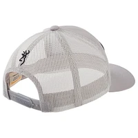 Men's Browning Gray Sideline Trucker Adjustable Hat