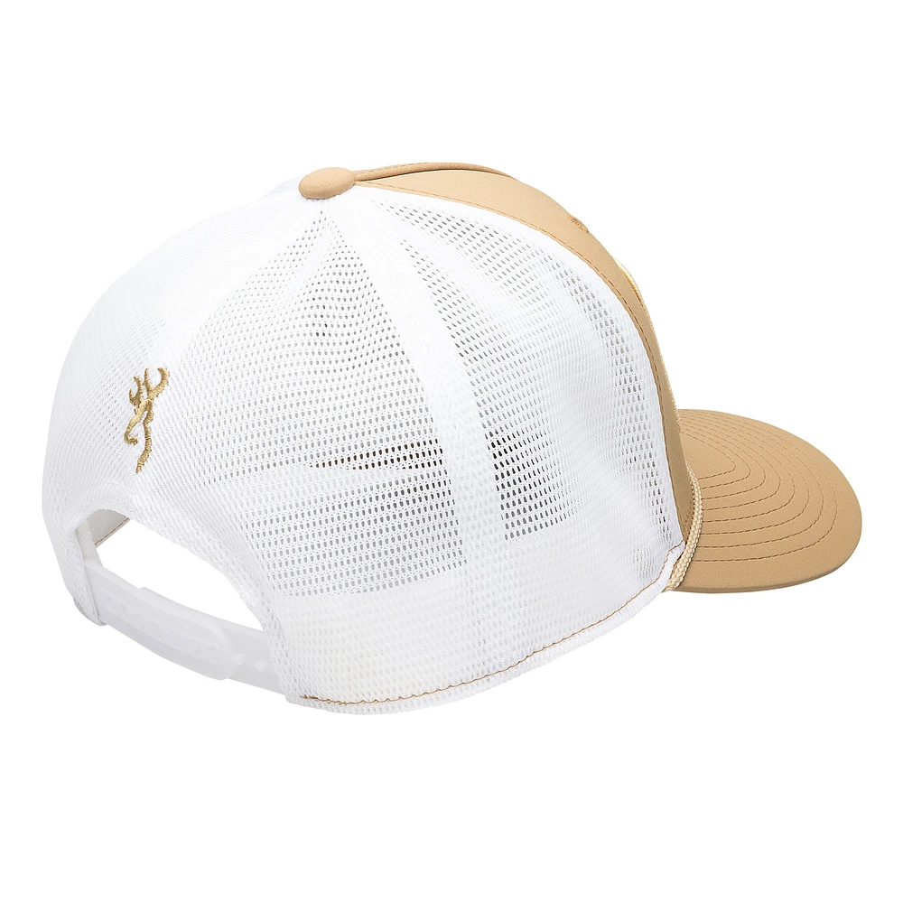 Men's Browning Tan/White Homestead Trucker Adjustable