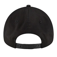 Men's New Era  Black Bubba Wallace Rope A-Frame 9FORTY Adjustable Hat