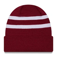 Men's New Era  Cardinal/White Bubba Wallace Cuffed Knit Hat