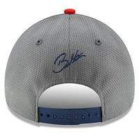Men's New Era  Gray/Navy Bubba Wallace Salute 9FORTY Adjustable Hat