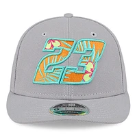 Men's New Era Gray Bubba Wallace Low Profile 9FIFTY Snapback Hat