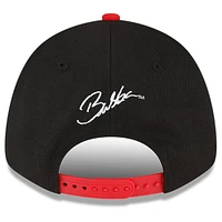 Men's New Era Red/Black Bubba Wallace 9FORTY Zig Zag Snapback Adjustable Hat
