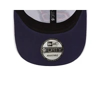 Men's New Era White/Blue Bubba Wallace 9FORTY Americana Snapback Adjustable Hat