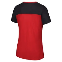 Women's G-III 4Her by Carl Banks Black Bubba Wallace Cheer Color Blocked T-Shirt