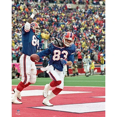 Andre Reed Buffalo Bills Unsigned Touchdown Reception Photograph