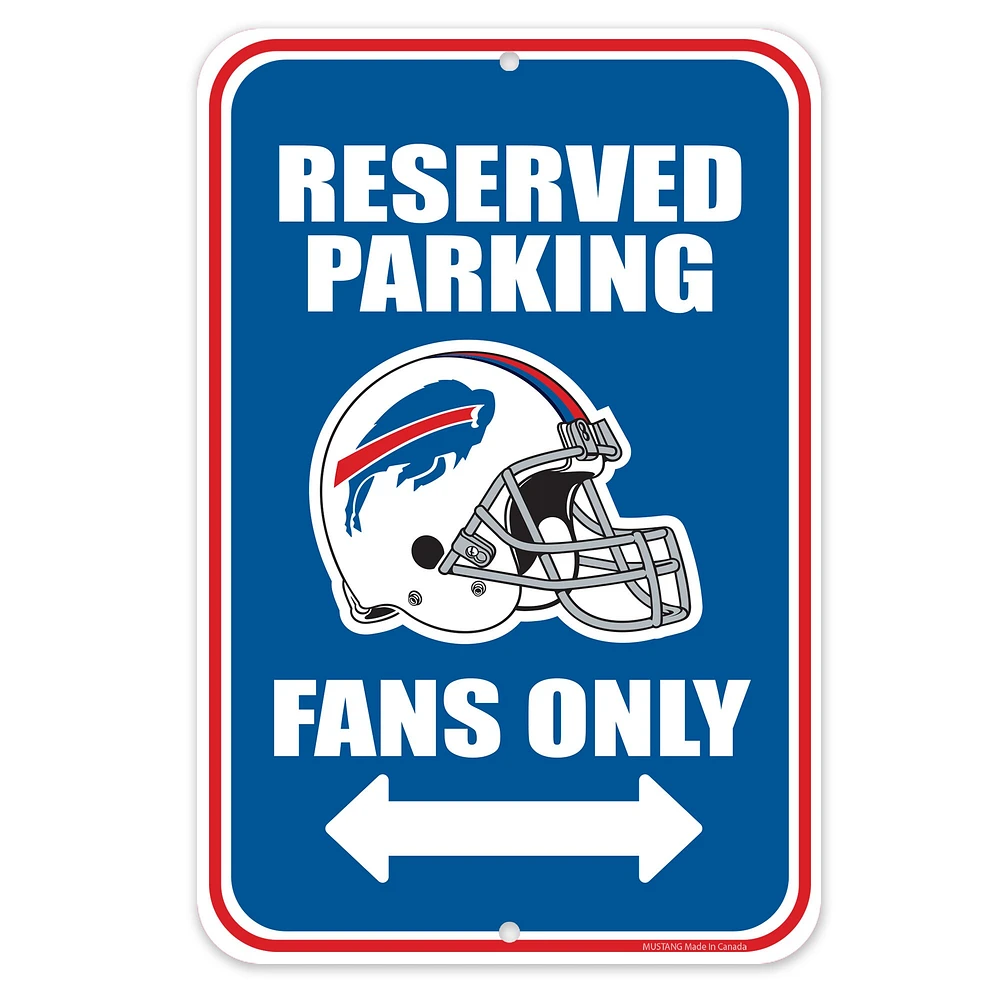 Buffalo Bills 10" x 15" Parking - Sign