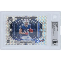 Dalton Kincaid Buffalo Bills Autographed 2023 Panini Mosaic Mosaic Prizm #ND-20 Beckett Fanatics Witnessed Authenticated Rookie Card