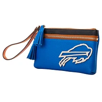 Dooney & Bourke Buffalo Bills Infield Double-Zip Wristlet