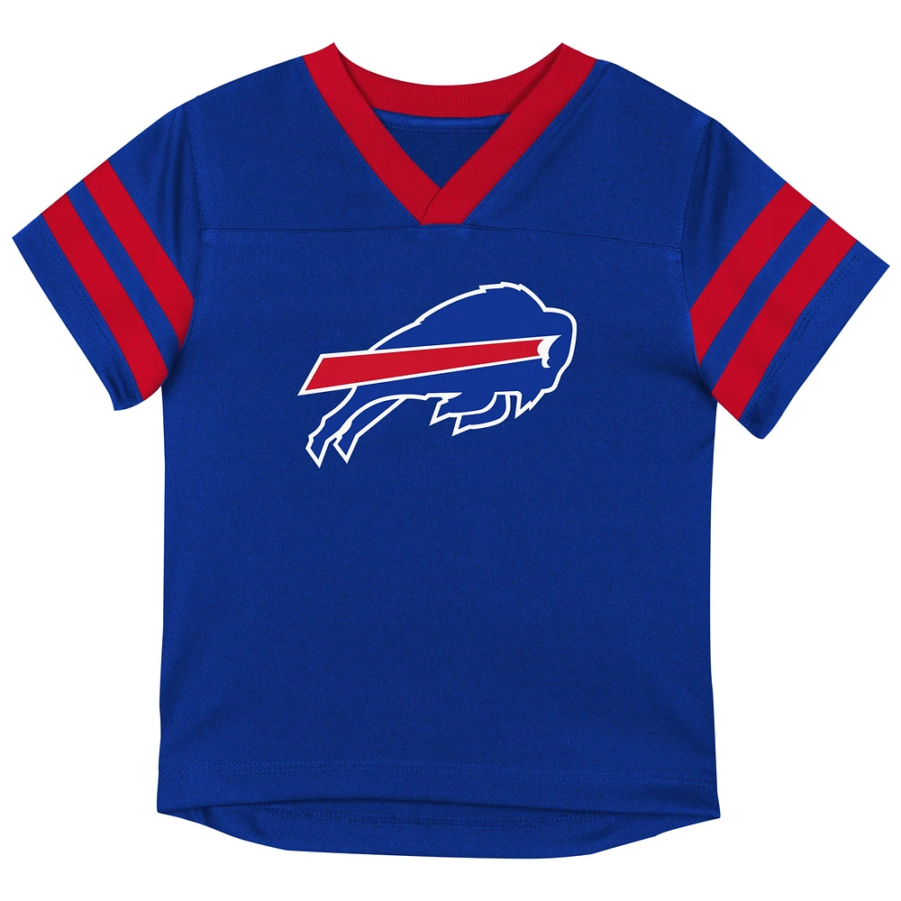 Infant Buffalo Bills Red Zone V-Neck Jersey & Pants Set