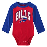 Infant Royal Buffalo Bills Rookie of the Year Long Sleeve Bodysuit & Pants Set