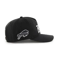 Men's '47 Black Buffalo Bills Attitude Hitch Relaxed Adjustable Hat