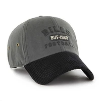 Men's '47 Charcoal Buffalo Bills Ridgeway Clean Up Adjustable Hat