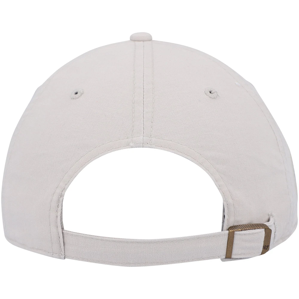 Men's '47 Cream/Royal Buffalo Bills Sidestep Clean Up Adjustable Hat