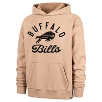 Men's '47  Khaki Buffalo Bills Dusted Bowline River Pullover Hoodie