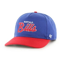 Men's '47 Royal/Red Buffalo Bills Crosstown Two-Tone Hitch Adjustable Hat