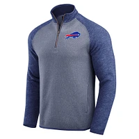 Men's Darius Rucker Collection by Fanatics Royal Buffalo Bills Tonal Quarter-Zip Jacket