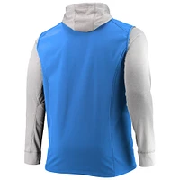 Blouson à capuche glissière intégrale Buffalo Bills Tailles Big & Tall Alpha Dunbrooke Royal/Gris pour hommes