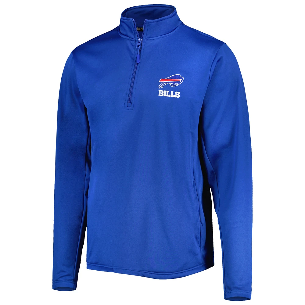 Men's Dunbrooke Royal Buffalo Bills All-Star Tech Quarter-Zip Top