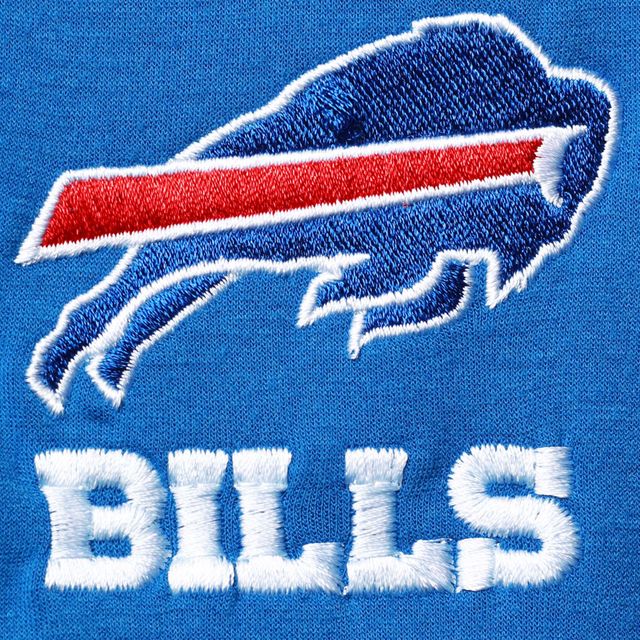 Sweat à capuche raglan Dunbrooke Royal Buffalo Bills Shag Tri-Blend Full-Zip pour homme