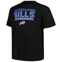 Men's Fanatics Black Buffalo Bills Big & Tall Pop T-Shirt