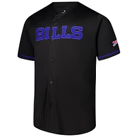 Men's Fanatics  Black Buffalo Bills Pop Full-Button Jersey