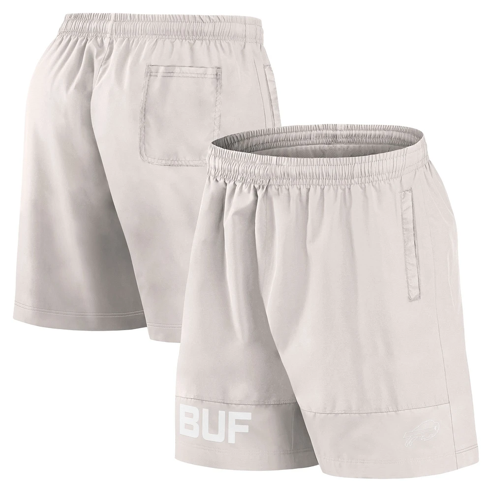 Short Fanatics pour homme, couleur crème, Buffalo Bills Elements
