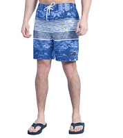 Men's G-III Sports by Carl Banks  Royal/Gray Buffalo Bills Horizon Volley Swim Shorts