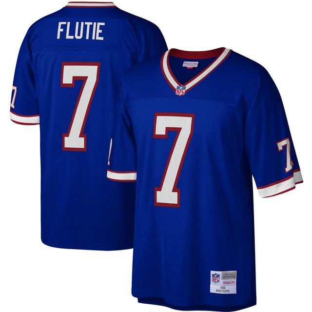 Mitchell & Ness Doug Flutie Royal Buffalo Bills joueur à la retraite pour homme - Réplique de maillot