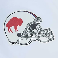 Men's Mitchell & Ness  White Buffalo Bills Team Burst Warm-Up Full-Zip Jacket