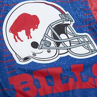 Men's Mitchell & Ness  White Buffalo Bills Team Burst Warm-Up Full-Zip Jacket