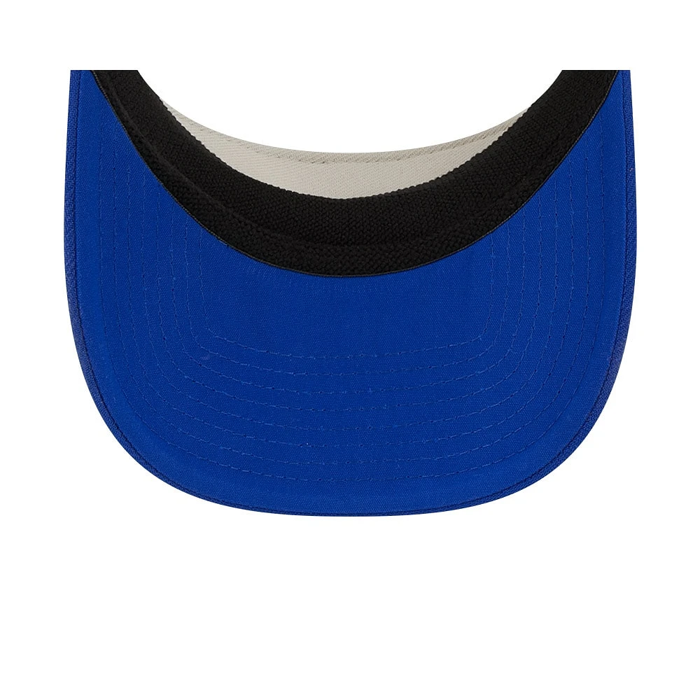 Visière ajustable pour homme New Era Crème/Royal Buffalo Bills 2023 Sideline Historic
