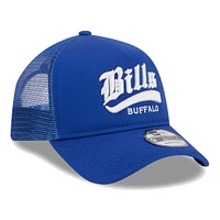 Men's New Era Royal Buffalo Bills Caliber Trucker 9FORTY Adjustable Hat